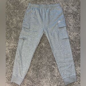 Mens Nike Club Fleece Cargo Joggers L